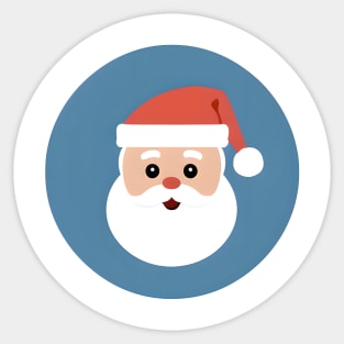 chubby santa Sticker